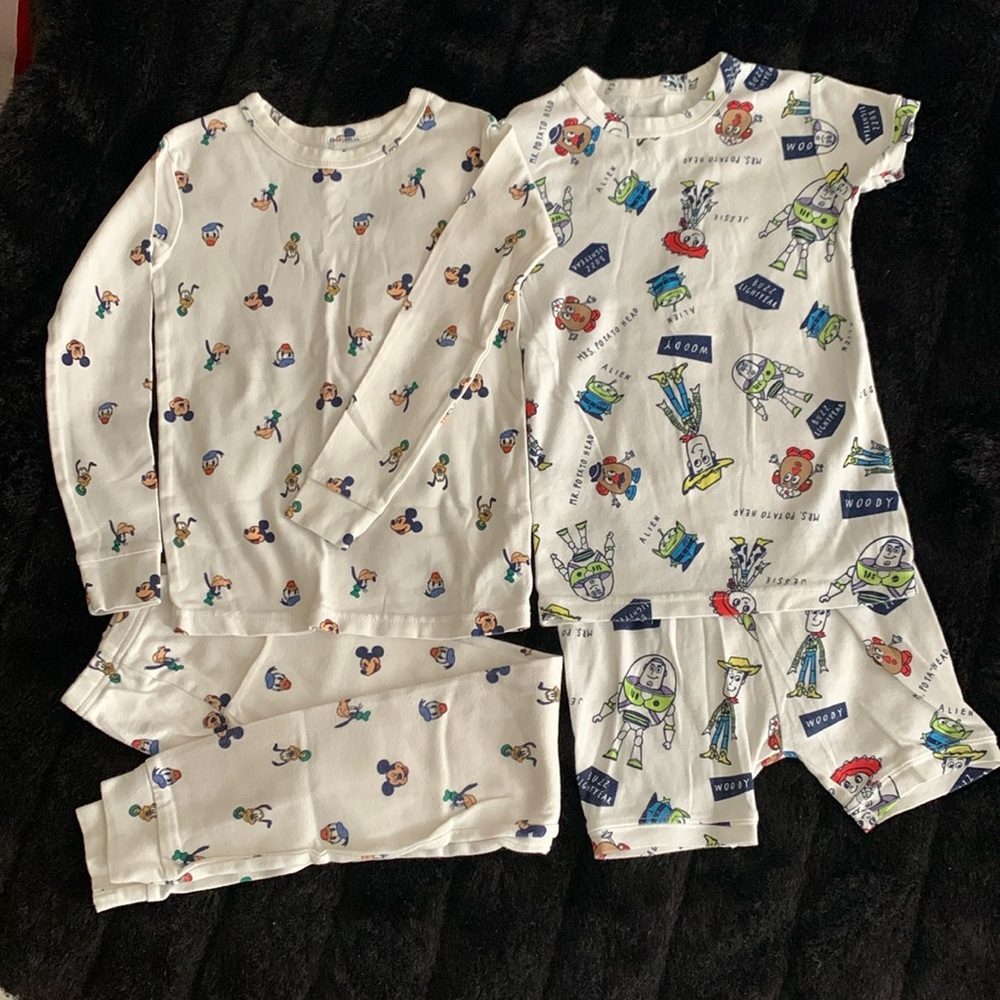 GAP Pixar 2 Pajama Set - Toy Story & Micky Mouse Boy or Girl